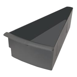 MSC&nbsp;Durham Plastic Triangle Bin, Gray, 34 in Length, For 34 in Rotabin
