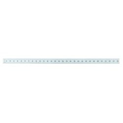 MSC&nbsp;General Tools Steel Ruler, Steel, 12 in. / 300 mm, Flexible, Dual Graduations