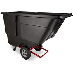 MSC Rubbermaid Tilt Dump Truck, 1 cu yd, 850 lb capacity, Polyethylene,