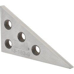 MSC&nbsp;SPI Angle Block, 90 Degree, 4 Inch Long, Steel, 10 Minutes Accuracy