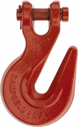 MSC&nbsp;Campbell Clevis Hook, 3/4 in Chain Dia, Grade 70, Alloy Steel