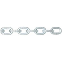 MSC&nbsp;Value Collection High Test Chain, 3/8 Inch, 5400 Lb Capacity, Zinc Plated