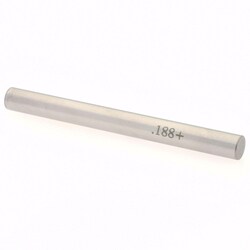 MSC&nbsp;SPI Plug Gage, Class ZZ Plus, 0.1880 in Diameter, Steel