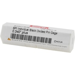 MSC&nbsp;SPI Class ZZ Plus Plug Gage, 0.3870 in Diameter, 0.000200 in Tolerance, Black Oxide