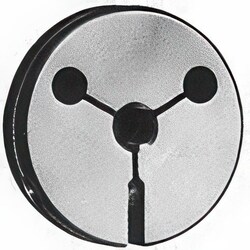MSC&nbsp;GF Gage Threaded Ring Gage, 7/8-20 Thread, Class 3A, No Go