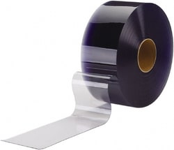 MSC&nbsp;TMI, LLC Replacement Dock Curtain Roll, 8 in x 150 ft, 0.08 in, Clear PVC