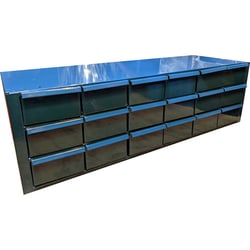 MSC&nbsp;Durham Small Parts Drawer Cabinet, 18 Drawer, Styrene Plastic