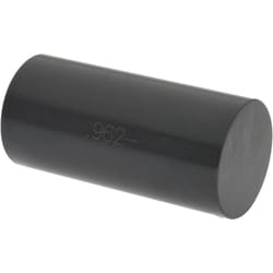 MSC&nbsp;SPI Class ZZ Minus Plug & Pin Gage, 0.9620 in Diameter, Black Oxide, 0.000200 in Tolerance
