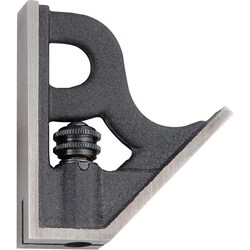 MSC&nbsp;Starrett 6 Inch Long Blade, Square Head, Cast Iron