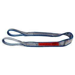 MSC&nbsp;Lift-All Web Sling, Flat Eye & Eye, Polyester, 6400 lb Capacity
