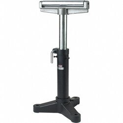 MSC&nbsp;Jet Roller Support, 2,000 lb Capacity, 1 Roller, 14 in Roller Width