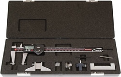 MSC&nbsp;Mahr Digital Universal Caliper, 0-8 in, 0.0005 in Resolution, Hardened Stainless Steel