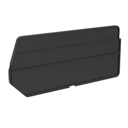 MSC&nbsp;Akro-Mils Bin Divider, Polypropylene, 10.9 in Wide, 4.4 in High, Black