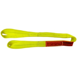 MSC&nbsp;Lift-All Web Sling, Twisted Eye & Eye, Type 4, Polyester, 16 ft, 6400 lb Vertical Capacity