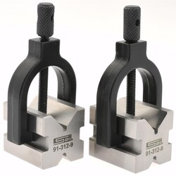 MSC&nbsp;SPI V-Block, 13/16 in Capacity, 90° V Angle, Hardened Steel