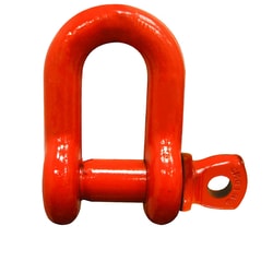MSC&nbsp;CM Chain Shackle, Screw Pin, 9000 lb, Carbon Steel, Galvanized