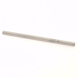 MSC&nbsp;SPI Class ZZ Plus Plug Gage, 0.1070 in Diameter, 0.000200 in Tolerance, Steel
