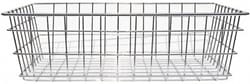 MSC&nbsp;Marlin Steel Wire Products Rectangular Wire Basket, 24 in Overall Width, 18 in Overall Length, 8 in Overall Height