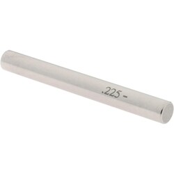MSC&nbsp;Swiss Precision Instruments Plug Gage, Class ZZ, Minus, Steel, 0.225 inch