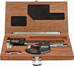 MSC&nbsp;Mitutoyo Caliper Micrometer Kit, 4 pc, 0-6 in, 0-1 in