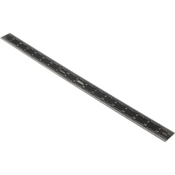 MSC&nbsp;SPI Steel Rule, 18 in, English Metric Graduation, Rigid
