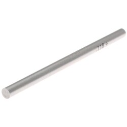 MSC&nbsp;SPI Class ZZ Plus Plug Gage, 0.1180 in Dia, 0.000200 in Tolerance, Steel