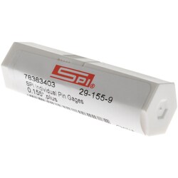 MSC&nbsp;Vermont Gage Class ZZ Minus Plug & Pin Gage, 0.0155 In, 2 In