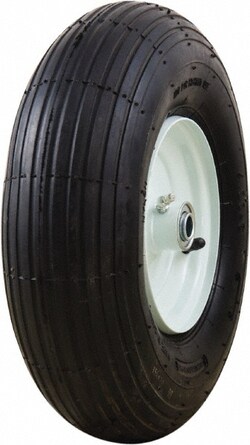 MSC&nbsp;Marathon Industries Pneumatic Hand Truck Tire, 13 in High, 3-45/64 in Wide, 300 Lb Load Capacity