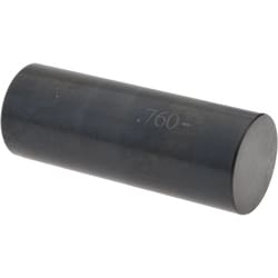 MSC&nbsp;SPI Class ZZ Minus Plug & Pin Gage, 0.7600 in, Black Oxide