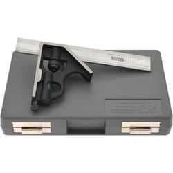 MSC&nbsp;SPI Combination Square Set, 2 Piece, 6 inch, 16R Graduation
