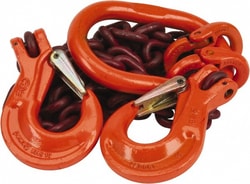 MSC&nbsp;Pewag Chain Sling, Double-Leg, 5 ft, 7100 lb, 3/8 in