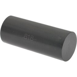 MSC&nbsp;SPI Plug & Pin Gage, Class ZZ Minus, 0.8180 in Diameter, Black Oxide Finish