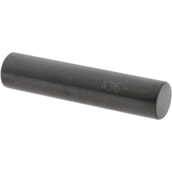 MSC&nbsp;SPI Class ZZ Minus Plug & Pin Gage, 0.4360 in, Black Oxide