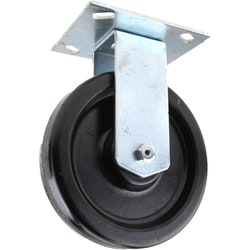 MSC&nbsp;E.R. Wagner Rigid Top Plate Caster, Phenolic, 6 inch Wheel Diameter, 450 lb Capacity