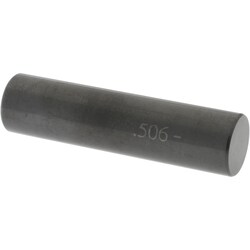 MSC&nbsp;SPI Plug & Pin Gage, Class ZZ Minus, 0.5060 in Diameter, Black Oxide