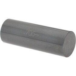 MSC&nbsp;SPI Class ZZ Minus Plug & Pin Gage, 0.7050 in Diameter, Black Oxide