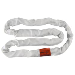 MSC&nbsp;Lift-All Endless Round Sling, 8 ft, 16800 lb Vertical Capacity, Polyester, White
