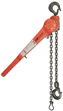 MSC&nbsp;CM Manual Lever Hoist, 6000 lb Capacity, 5 ft Max Lift
