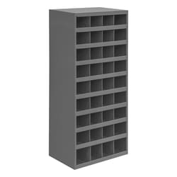 MSC&nbsp;Durham Bin Shelving Unit, 36 Opening, 12 Inch Deep, Steel