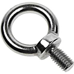 MSC&nbsp;US Cargo Control Forged Lifting Eye Bolt, 3/8 in Thread, Grade 316 Stainless Steel