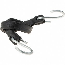MSC&nbsp;PRO-SAFE Heavy-Duty Tie Down, S Hook, Non-Load Rated, 20 in OAL, Black