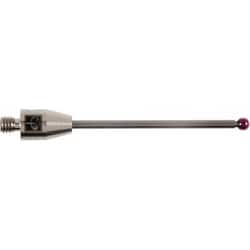 MSC&nbsp;Renishaw CMM Ball Stylus, 3 mm Ball Diameter, 50 mm Length, Tungsten Carbide Stem, 1 ea