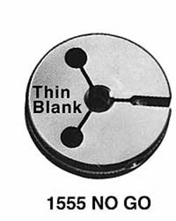 MSC&nbsp;GF Gage Thread Ring Gage, 1-1/4-7 Thread, Class 2A, No Go, 1 ea