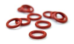 Glass Expansion&nbsp;Silicone O-rings 6X1.8S70 (PKT 10)