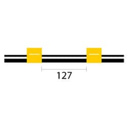 Glass Expansion&nbsp;Viton Pump Tube 2tag 1.42mm ID Yellow/Yellow (PKT 12)