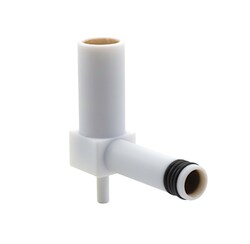 Glass Expansion&nbsp;Adaptor GAZ08-12 90deg with Auxiliary Port