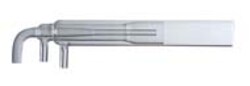 Glass Expansion&nbsp;Quartz Torch High Solids (Full Length) with 90 Deg. Bend & 2.3mm Injector for 700-ES or Vista Axial