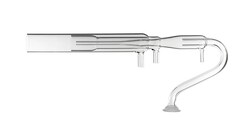 Glass Expansion&nbsp;Quartz Torch High Solids with Sheath Gas and Ball Joint for 700-ES or Vista Axial