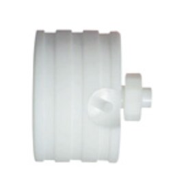 Glass Expansion&nbsp;End Cap with Blend Gas Connector and Helix CT