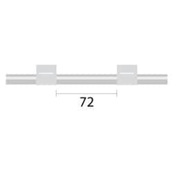 Glass Expansion&nbsp;Tygon MH Pump Tube 2tag (72mm) 1.02mm ID White/White (PKT 6)